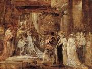 Peter Paul Rubens The Coronation of Marie de' Medici France oil painting artist